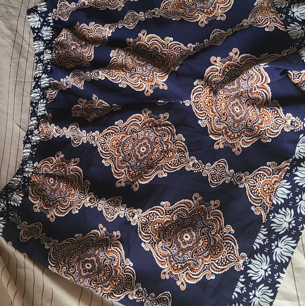 High-Waist Printed Short